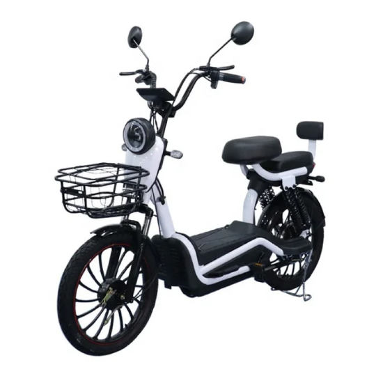 صورة دراجة كهربائية الأقتصادية نيازي بسلة أمامية وكفرات مقاس 20